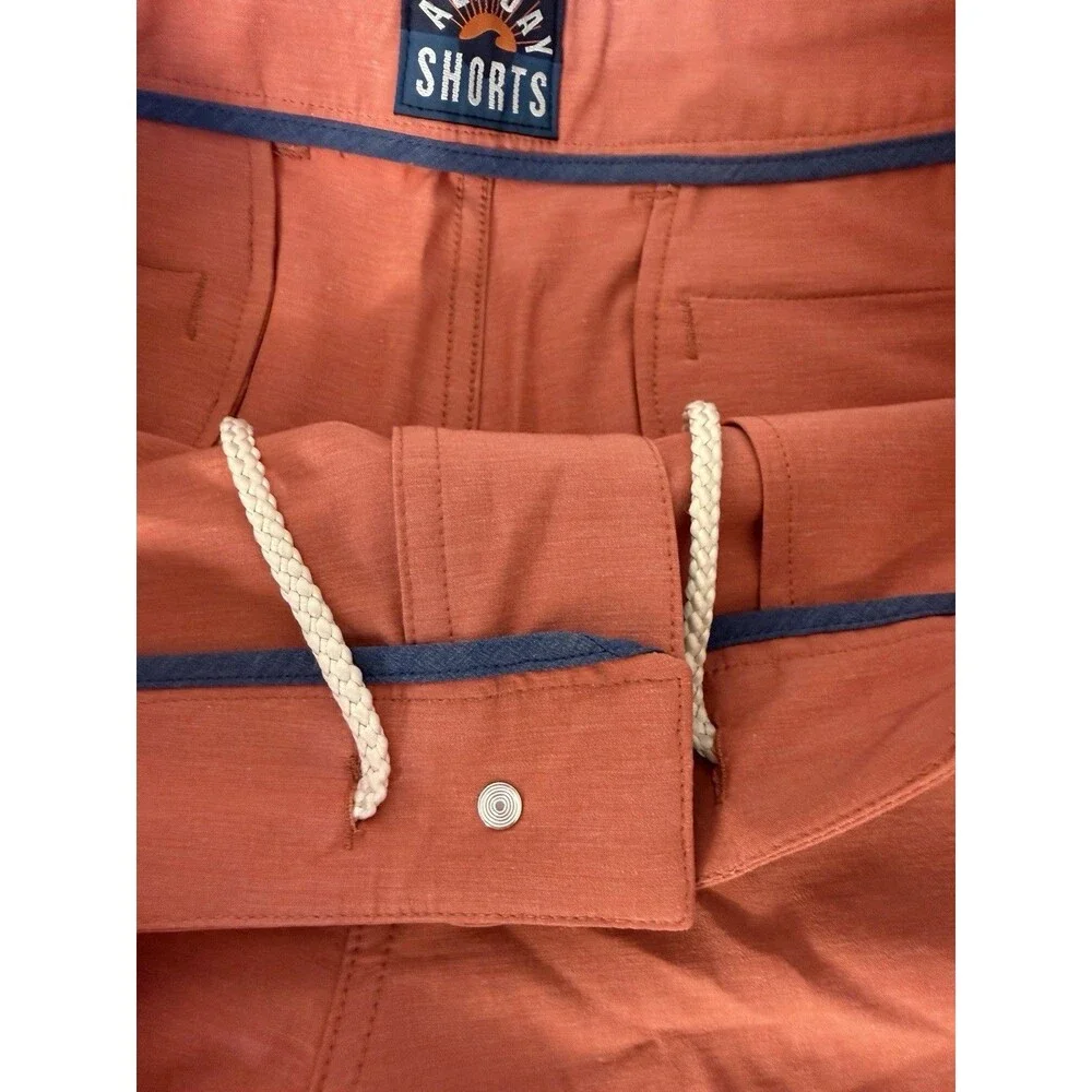 NWOT Faherty Belt Loop All Day Shorts Men’s 36 Redwood 9” Inseam Performance